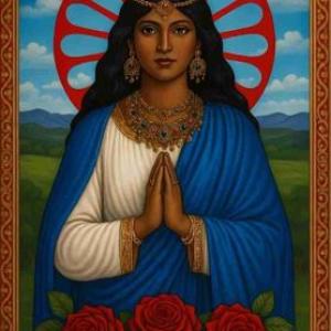 Toalhas para Leitura de Oráculos ou Altar Ritualístico – Tecido Oxford Santa Sara