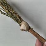 Vassoura Energética Artesanal | Limpeza Espiritual e Proteção | 4 ELEMENTOS