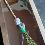 Vassoura Energética Artesanal | Limpeza Espiritual e Proteção | 4 ELEMENTOS