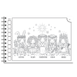 A Magia das Estações - Livro para Colorir - Tânia Gori